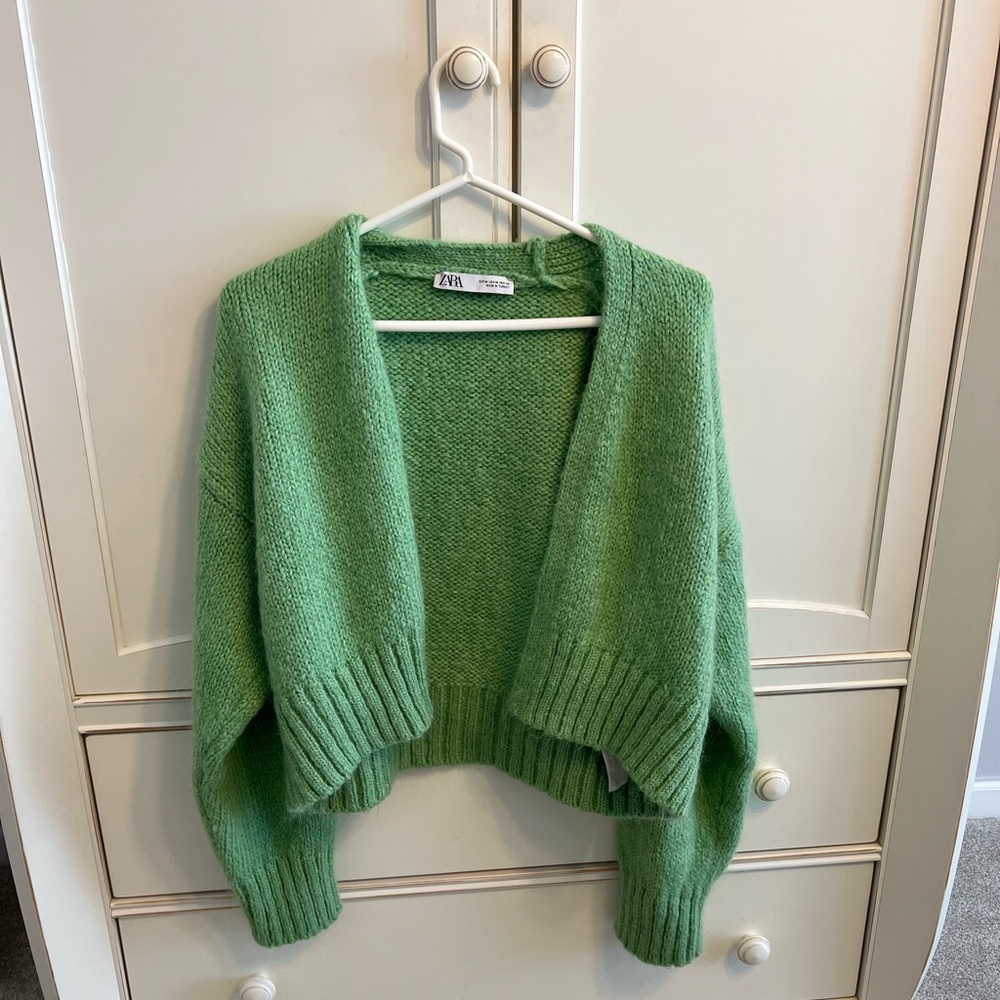 Zara Green Women's Sweater